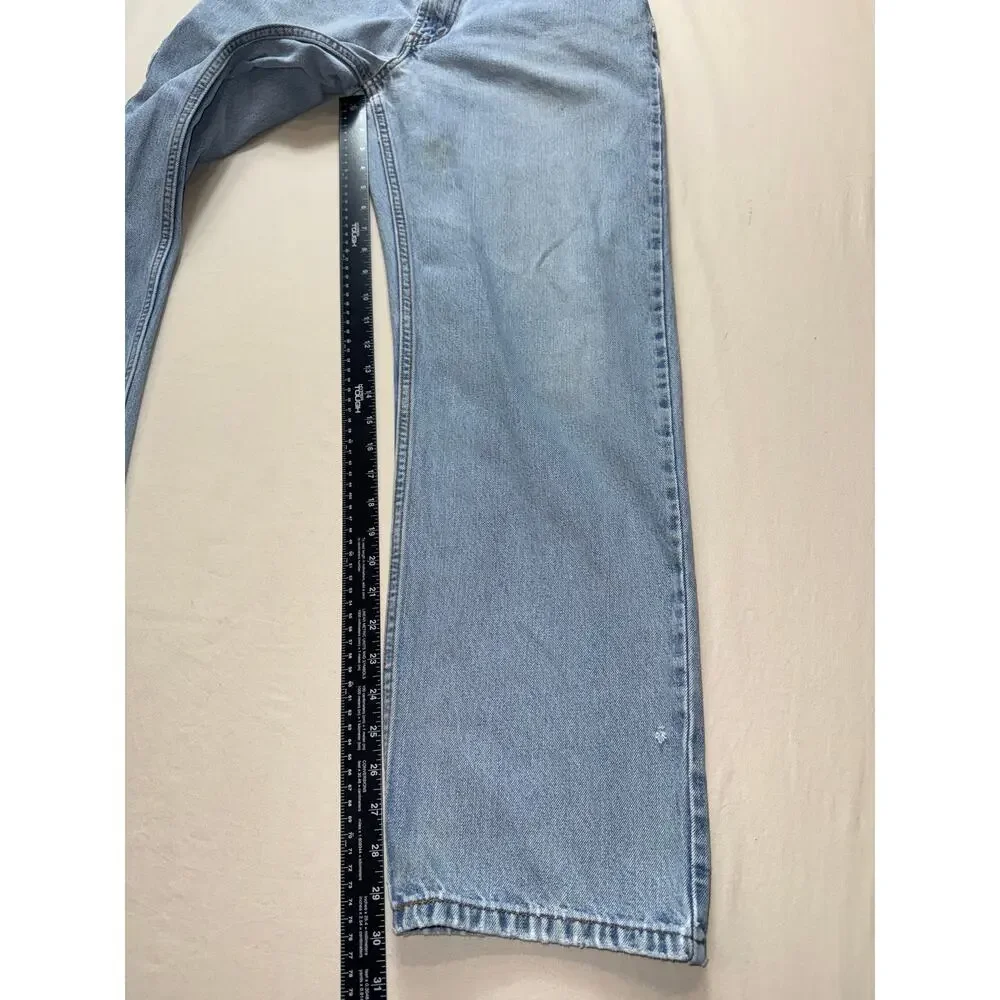 Mens Levi’s 550 Relaxed Fit 34x32 Light Wash Denim‎ Jeans Classic